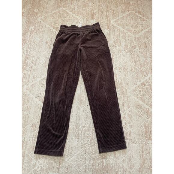 Lululemon Women's Scuba Mid Rise Wide Leg Pant 7/8 Length Velvet Cords sz 2 - Picture 5 of 11